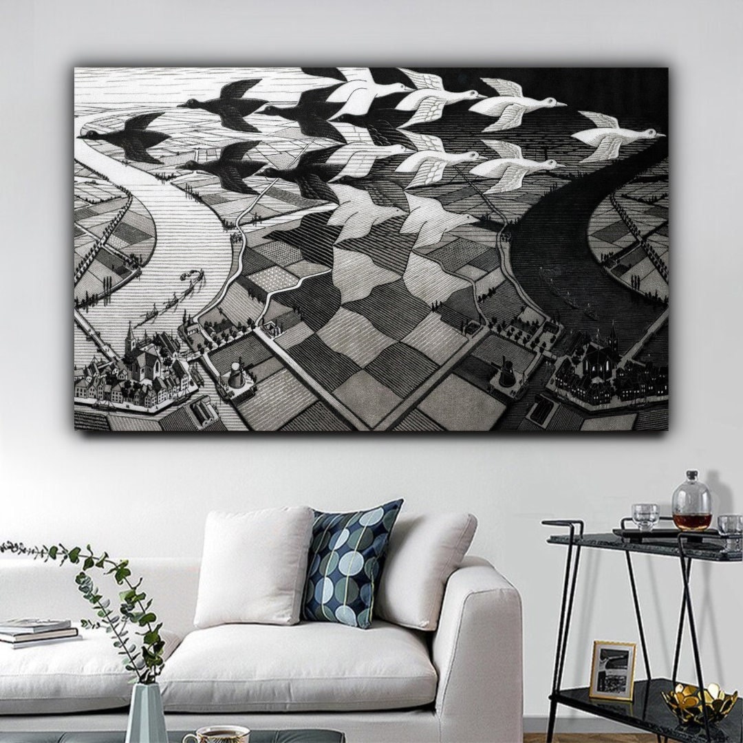 Escher day and night - Etsy 日本