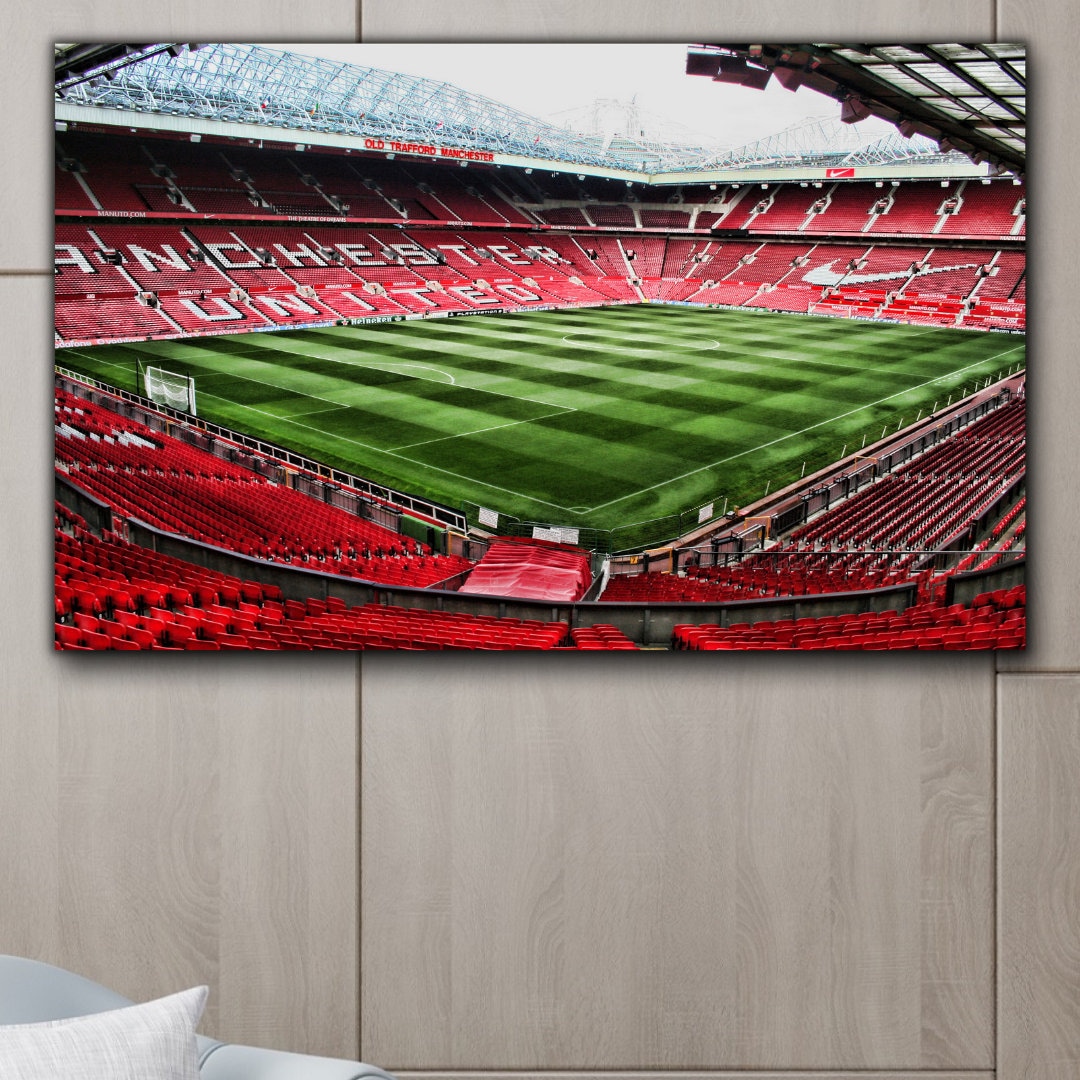 Old Trafford Football Stadium Wall Art, England Premier League Stadium