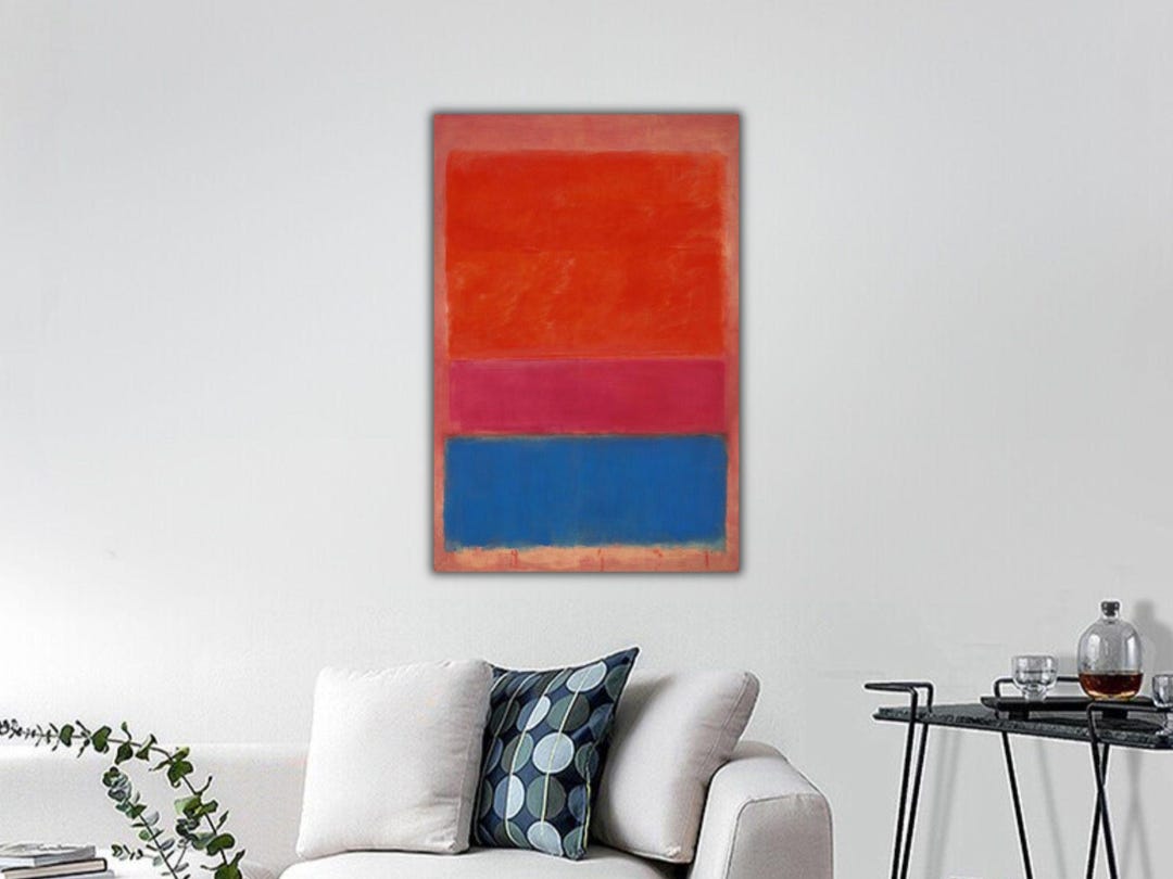 Mark Rothko No.1 Wall Decor, Mark Rothko Canvas Print, Rothko No.1 Wall ...