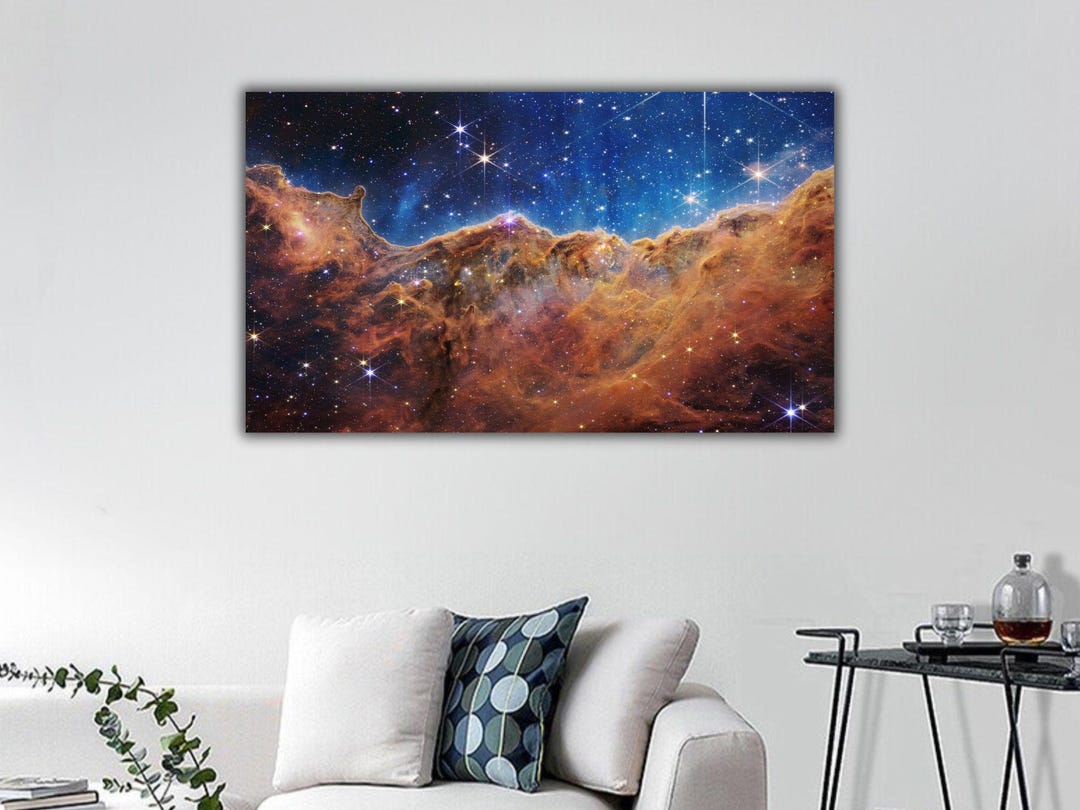 NASA Carina Nebula Wall Art | James Webb Space Telescope, Deep Field ...