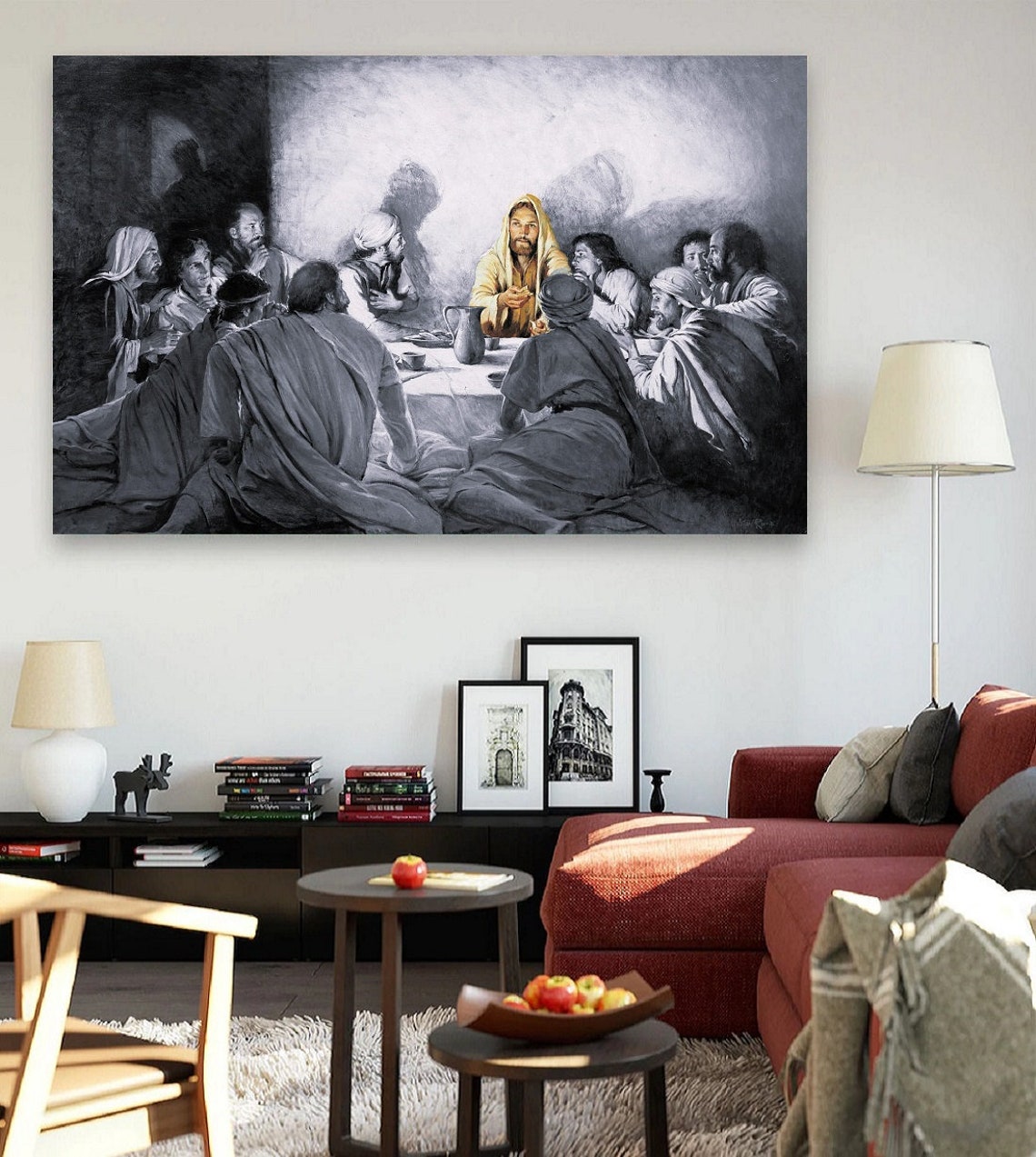 Last Supper Wall Decor Last Supper Wall Art Last Supper Etsy