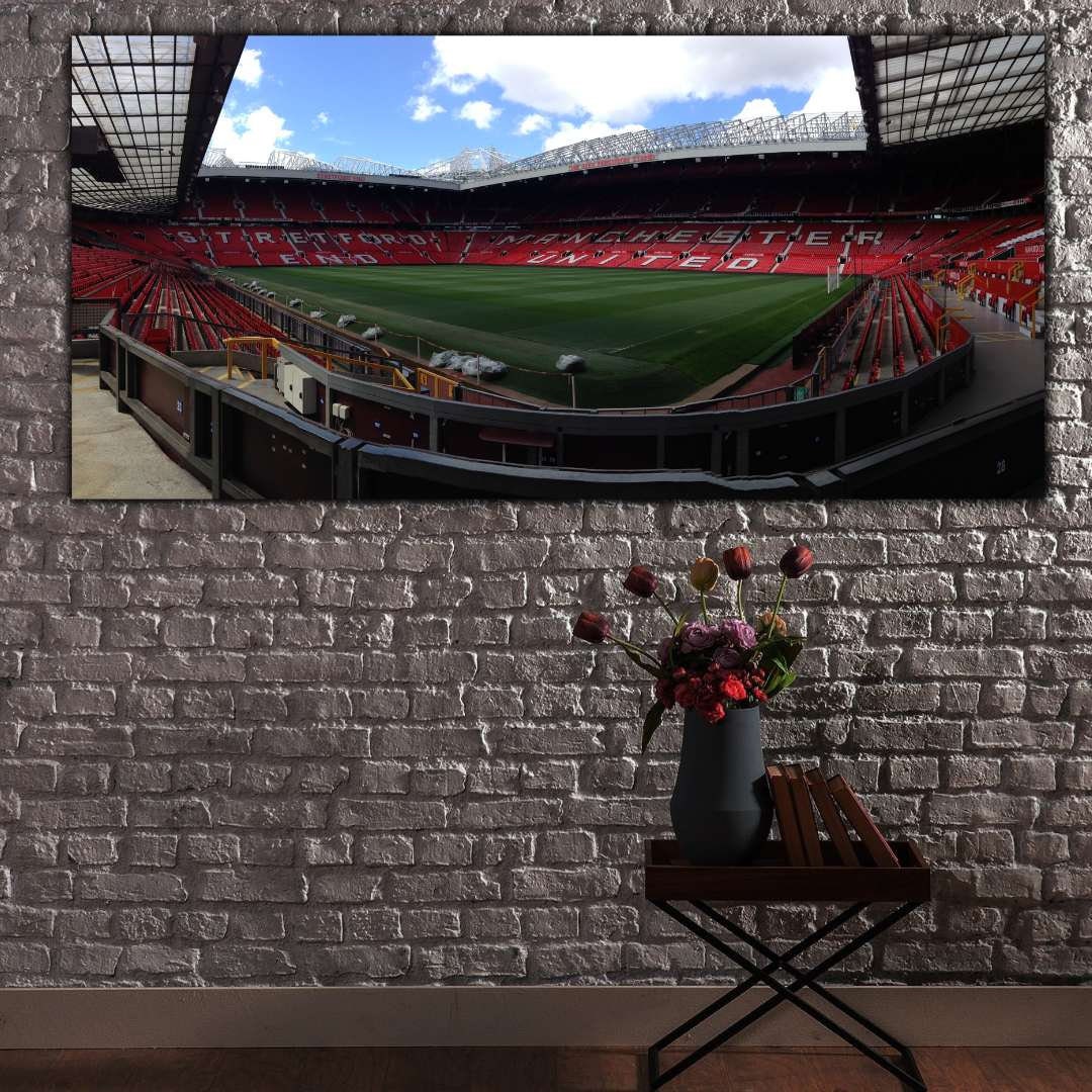 Old Trafford Wall Decor, MU Stadium Wall Art, Old Trafford Canvas Wall
