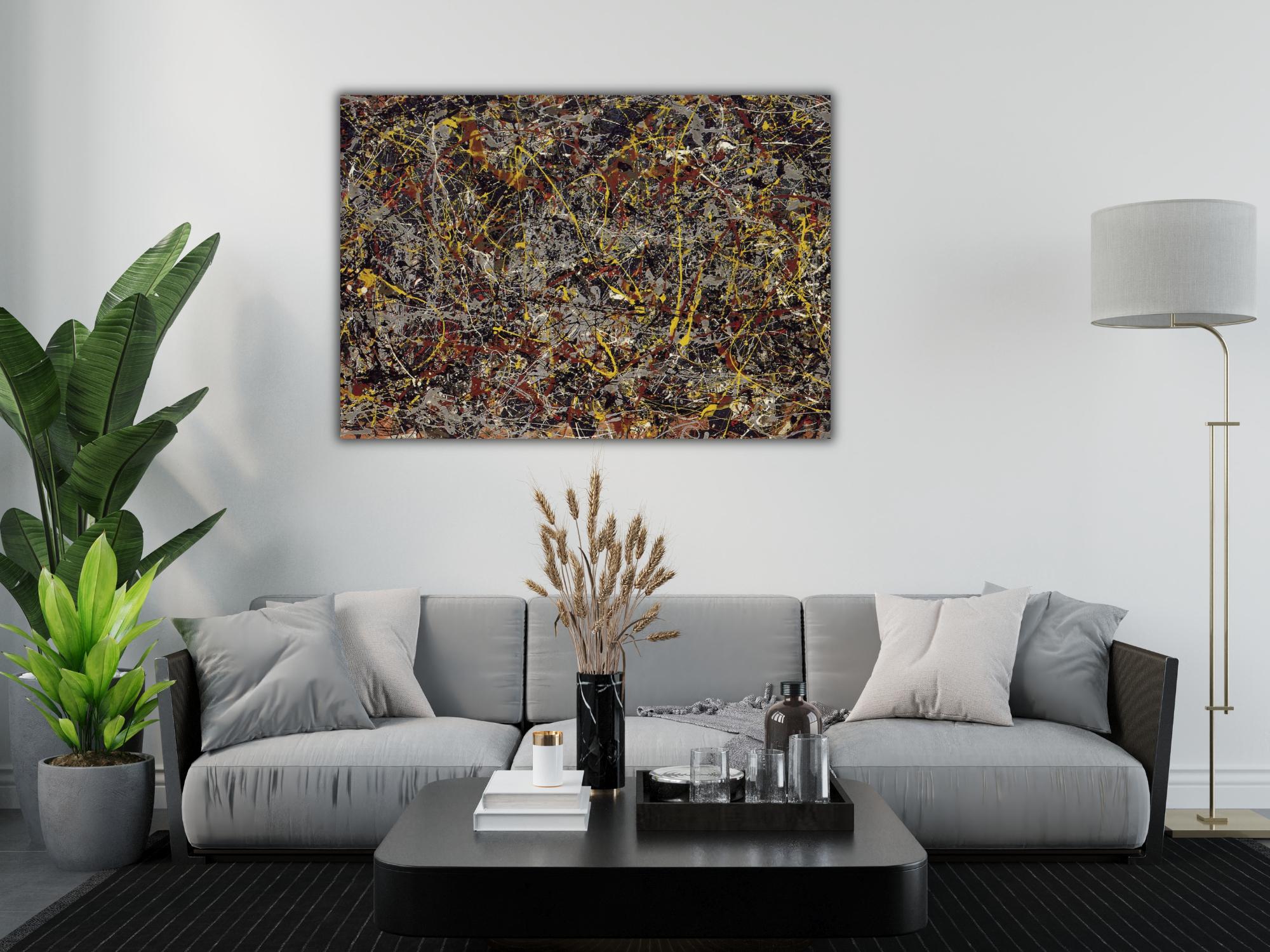 Jackson Pollock No. 5 Wall Art, Pollock Canvas Wall Art, Pollock ...