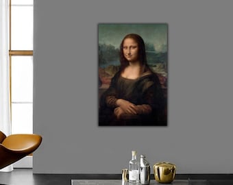レオナルド・ダ・ヴィンチ - モナ・リザ (1503) - 古典絵画の複製