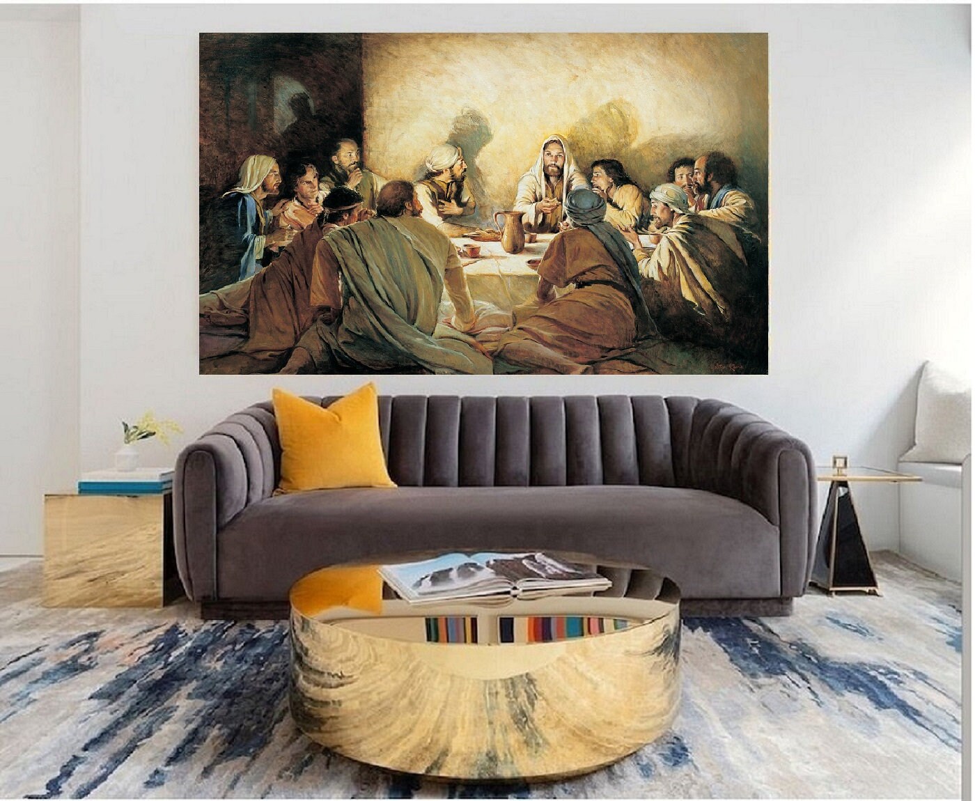 Last Supper Wall Art Last Supper Wall Decor Last Supper Etsy
