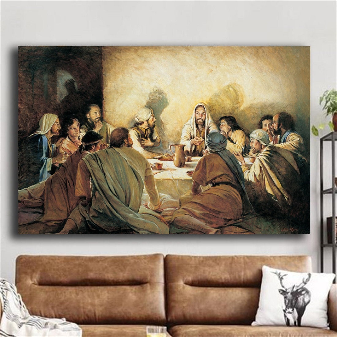 Last Supper Wall Art Last Supper Wall Decor Last Supper Etsy
