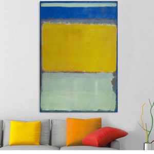 Mark Rothko No.10 1950 Print, Mark Rothko Canvas Print, Mark Rothko Reproduction Print, Rothko Abstract Print, Modern Canvas Wall Decor