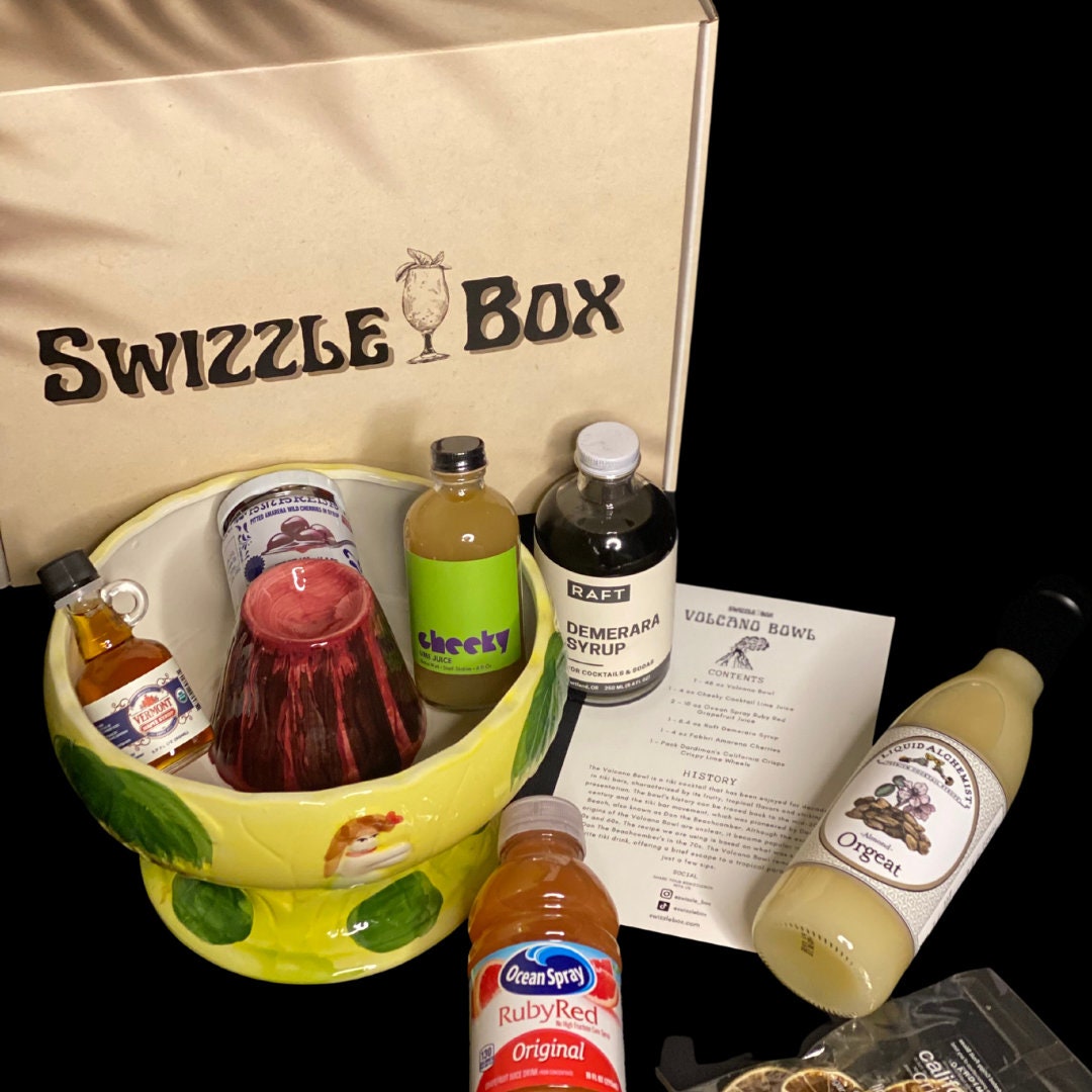 Volcano Tiki Cocktail Kit Tiki Mug DIY Kit Tiki Etsy