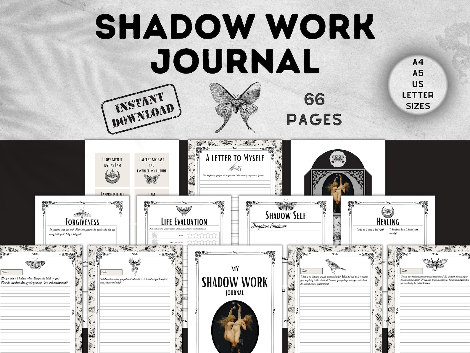 Shadow Work Journal Prompts PDF| Shadow Work Workbook| Inner Child ...