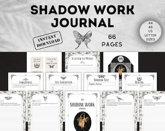 Shadow Work Journal Prompts PDF| Shadow Work Workbook| Inner Child Healing| Anxiety Journal| Mental Health| Self Discovery Journal DIGITAL