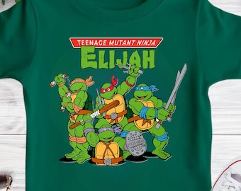 Personalized Ninja Turtles Shirt: Custom Family Matching Tees, Hoodie
