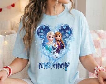 Personalized Princess Elsa, Anna and Olaf Winter Shirt, Disney Shirts,Sweatshirt, Family Trip shirt
