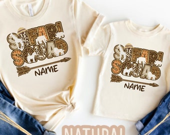 Custom Safari Squad Shirt, Safari Trip Shirt, Safari Birthday Trip Tee, Family Vacation Shirts, African Safari, Zoo Shirt,Safari Guide Shirt