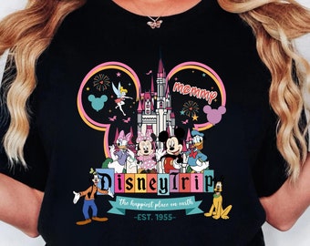 Custom 2026 Disney Trip Shirts, Disney Trip, Disneyland Shirts, Disney Family Matching Shirts, Vacation T-shirt, Disney Couple V-Neck,Tank