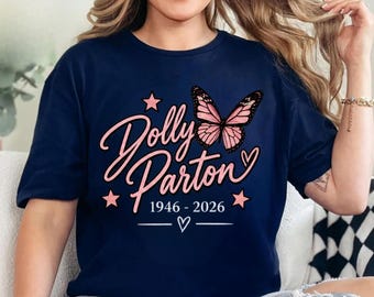 Camiseta conmemorativa de Dolly Parton, camiseta tributo "Forever A Legend", regalo de recuerdo de la música country, camiseta para fans en memoria de Dolly Parton.