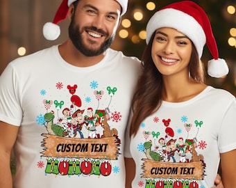 Personalized Disney Toy Story Christmas shirts, Christmas Group Shirt, Christmas Family Matching Shirts, Custom Disney Xmas shirt