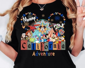 Personalized Disneyland California Adventure Shirts,Sweatshirt,Disneyland Vacation Tees, Family Trip shirt,Disney Adventure Characters Shirt