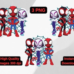 Aniversário do Aranha e Seus Amigos Incríveis PNG, Aranha PNG, Download Instantâneo, Aniversariante do Homem-Aranha PNG, Aniversário do Aranha Spin Aniversário do Menino Png