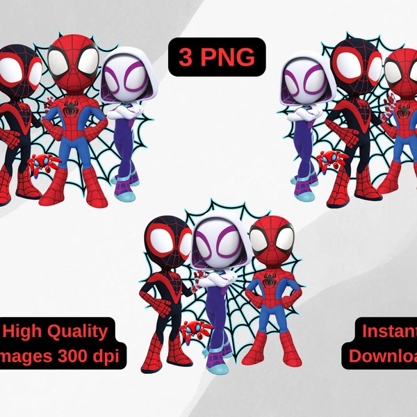 Spidey and His Amazing Friends birthday PNG, Spidey PNG, Instant Download, Spiderman Birthday Boy PNG, Spidey Spin Birthday Boy Birthday Png