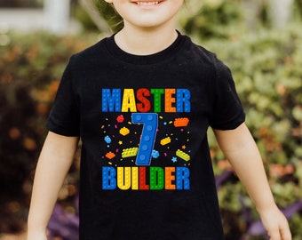Sudadera, camiseta y sudadera con capucha de cumpleaños con diseño de ladrillos de construcción: Maestro constructor, experto en demoliciones y equipo de limpieza.