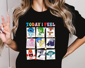 Today I Feel Inside Out Shirt, Teacher BCBA Inclusion Tee