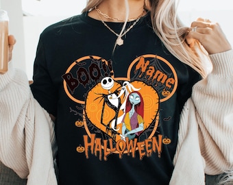 Personalized Halloween Family Shirt, Custom Halloween Tee,  Boo Shirt, Disney Halloween Family Trip Shirt, Matching Halloween Tee