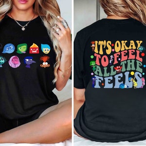 Customizable 'Inside Out' Movie Sweatshirt, Shirt, Hoodie: Teacher, BCBA, Para, Inclusion image 2
