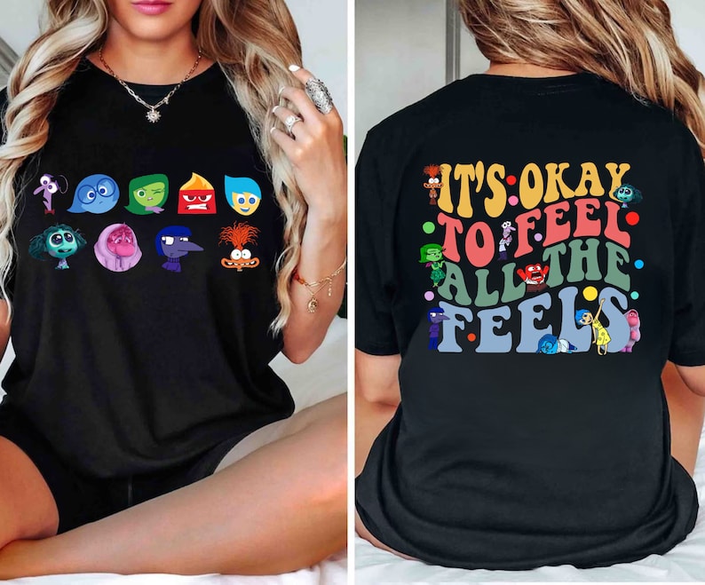 Customizable 'Inside Out' Movie Sweatshirt, Shirt, Hoodie: Teacher, BCBA, Para, Inclusion image 2