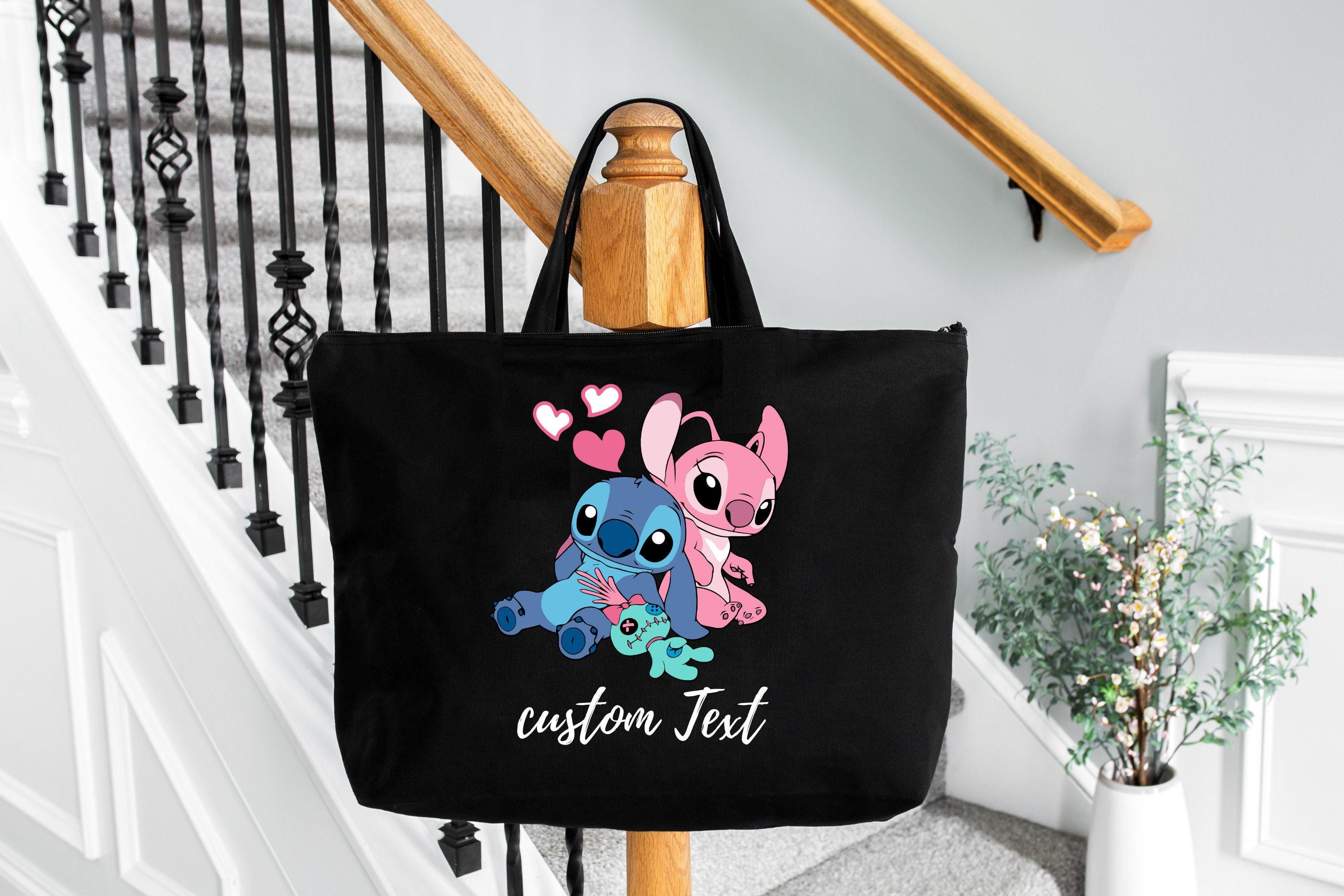 lure you in Angel stitch bag ブラック Personalized Angel Tote Bag, Valentines Day Gift - Etsy