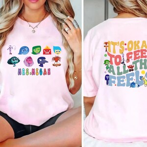 Customizable 'Inside Out' Movie Sweatshirt, Shirt, Hoodie: Teacher, BCBA, Para, Inclusion image 4