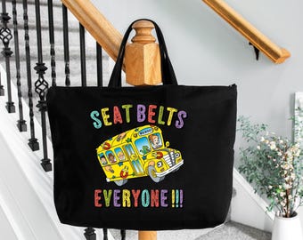 Personalized Miss Frizzle Tote Bag: STEM Teacher Gift, Valentines Day Gift
