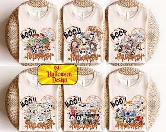 Personalized Halloween Family Shirt, Custom Halloween Tee,  Boo Shirt, Disney Halloween Family Trip Shirt, Matching Halloween Tee