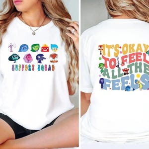 Customizable 'Inside Out' Movie Sweatshirt, Shirt, Hoodie: Teacher, BCBA, Para, Inclusion image 3