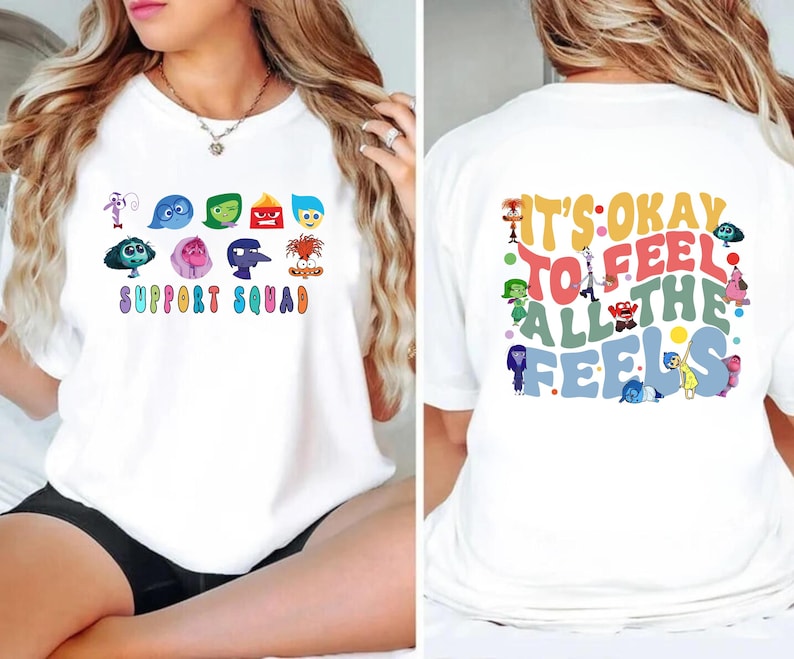 Customizable 'Inside Out' Movie Sweatshirt, Shirt, Hoodie: Teacher, BCBA, Para, Inclusion image 3
