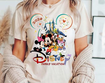 Personalized Family Vacation 2026 Shirt, Disney Family Matching Shirt, Disney Shirt, Family Trip Tank Top, Disney Shirt, Family Vacation Tee