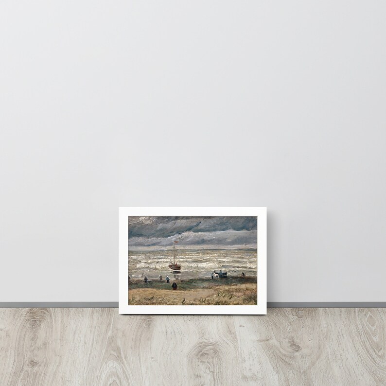 Vincent Van Gogh's Beach at Scheveningen in Stormy Weather Etsy