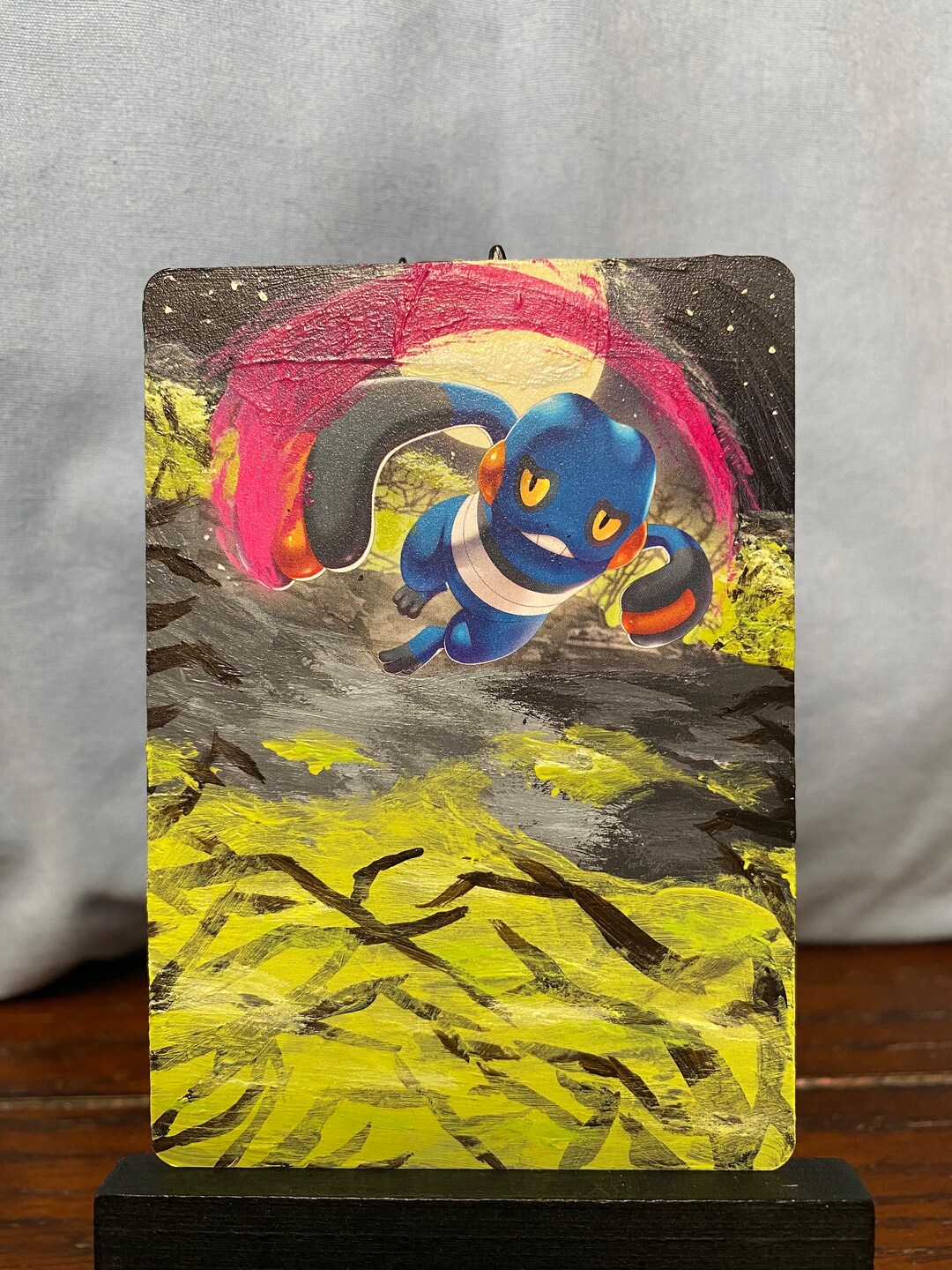 Croagunk Rug Croagunk Hand Painted Extended Art - Etsy