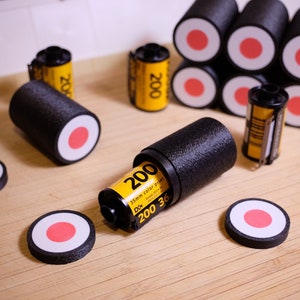 Sushi 35mm Film Camera Canister (Red Tuna) | Unique Retro Decor | Photography Lover Gift | Analog Film Storage