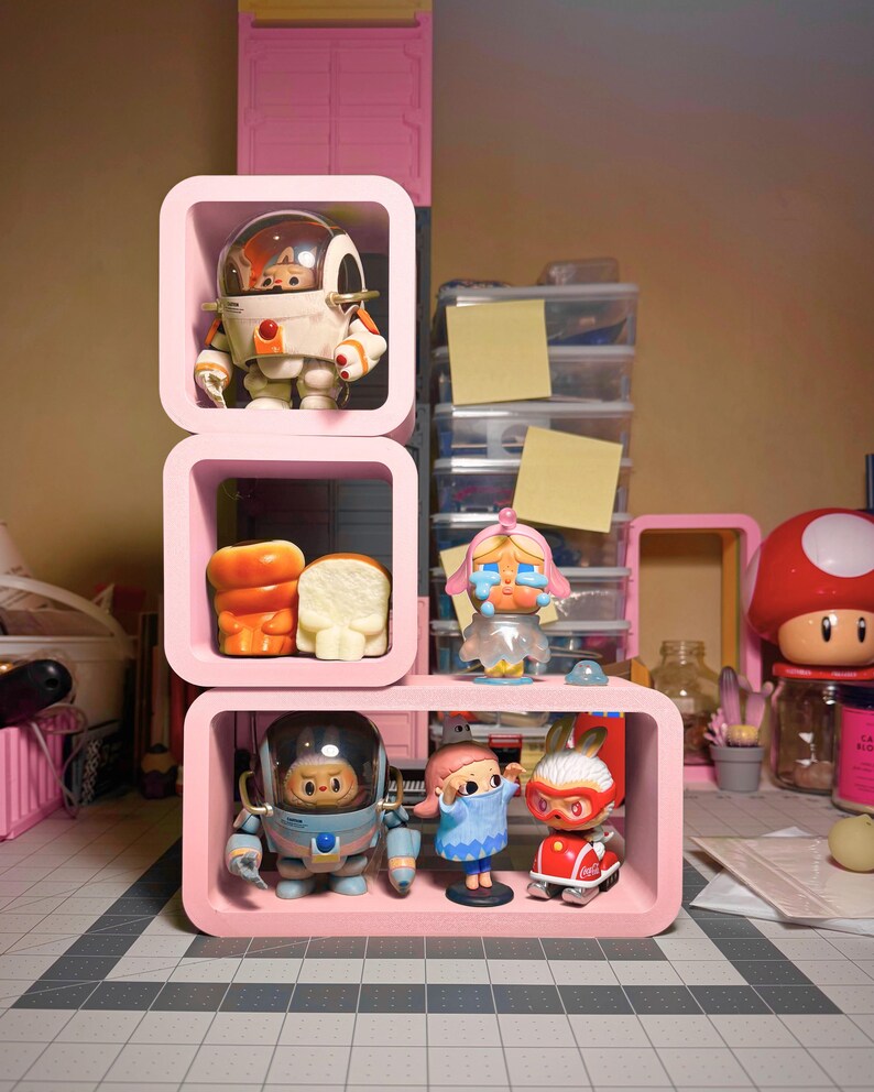 Stackable Frames Moduframes - (pastel Pink) Modular Stackable Frames for Creative Home ...