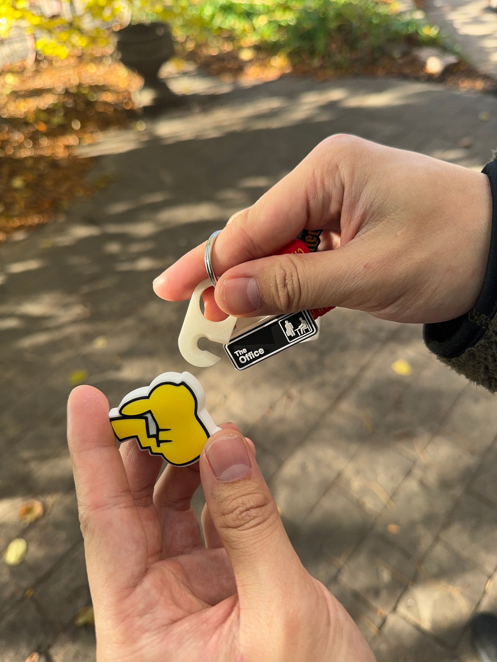 Crocs Jibbitz Charms Keychain Adapter Turn Your Shoe Charms Into Keychains Etsy