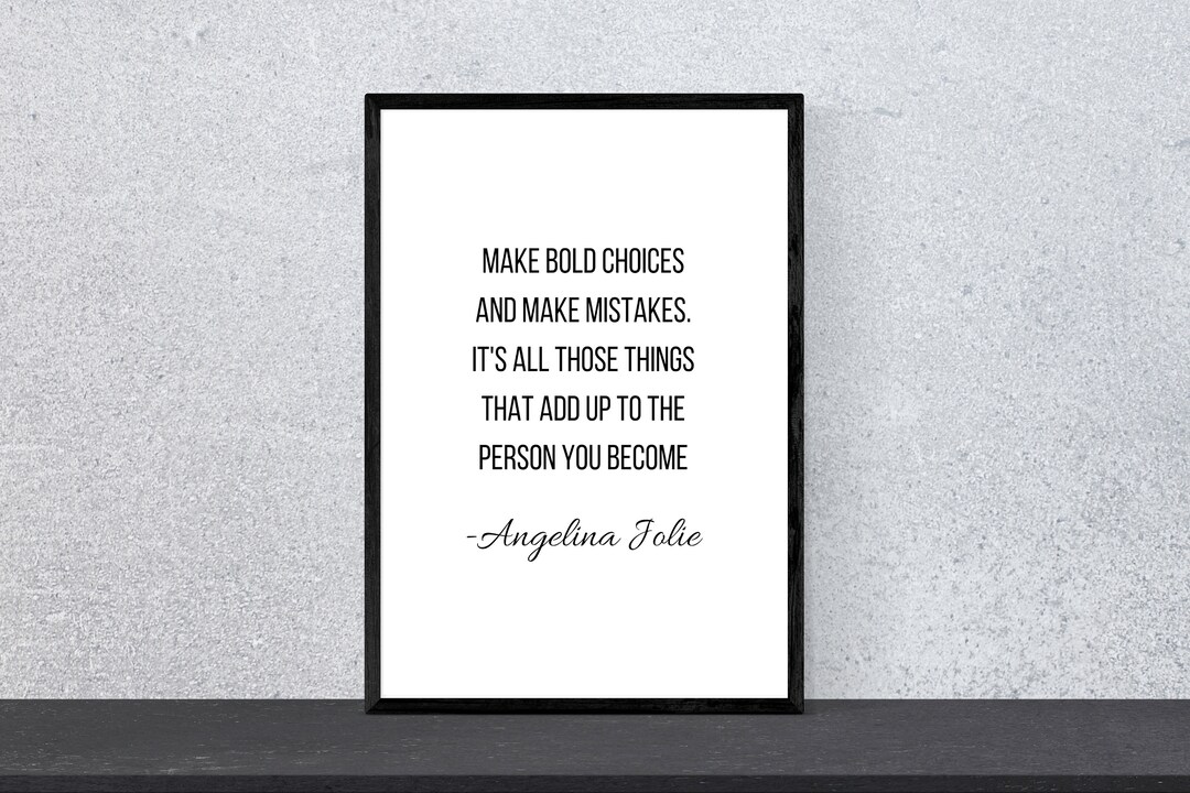 Angelina Jolie Digital Quote Art Instant Download Etsy