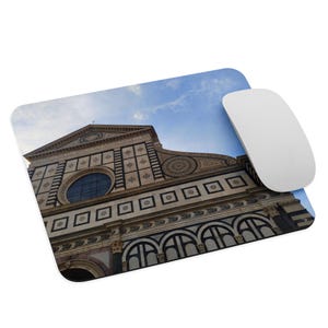 Florence Basilica Mouse Pad – Italian Church Architecture for Art & Travel Lovers
