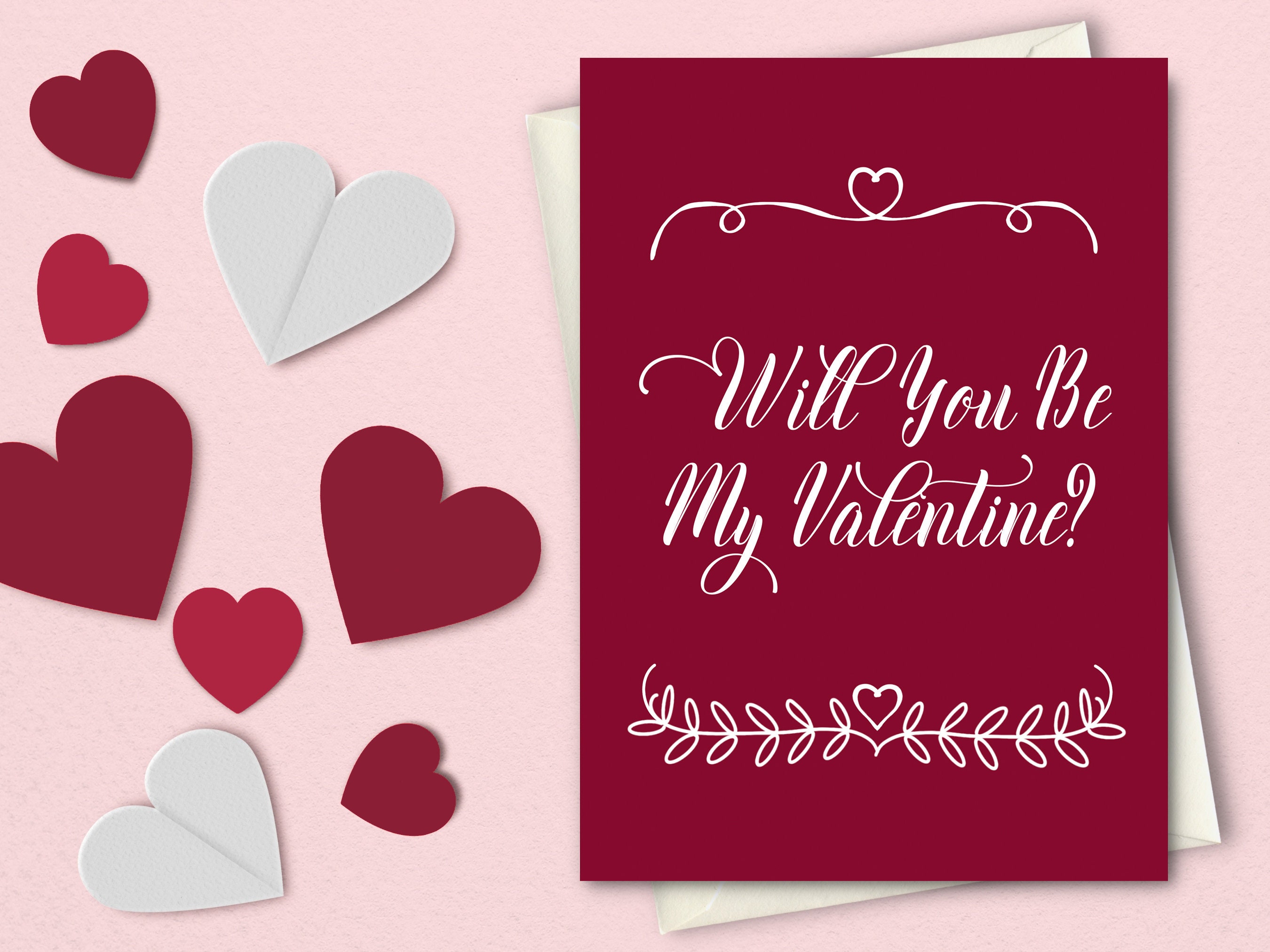 Valentines Card PRINTABLE Instant Download last Minute Valentine s Day Greeting Card For Anyone