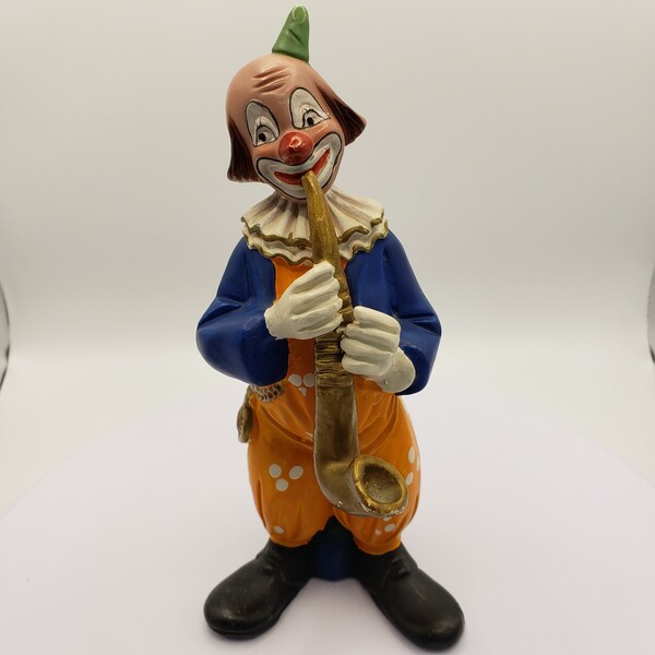 Vintage Talarico Ceramic Clown Figurine