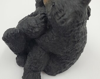 Edmund Wolf Jr. Hand Carved Bear Cubs Figurine - Etsy Canada