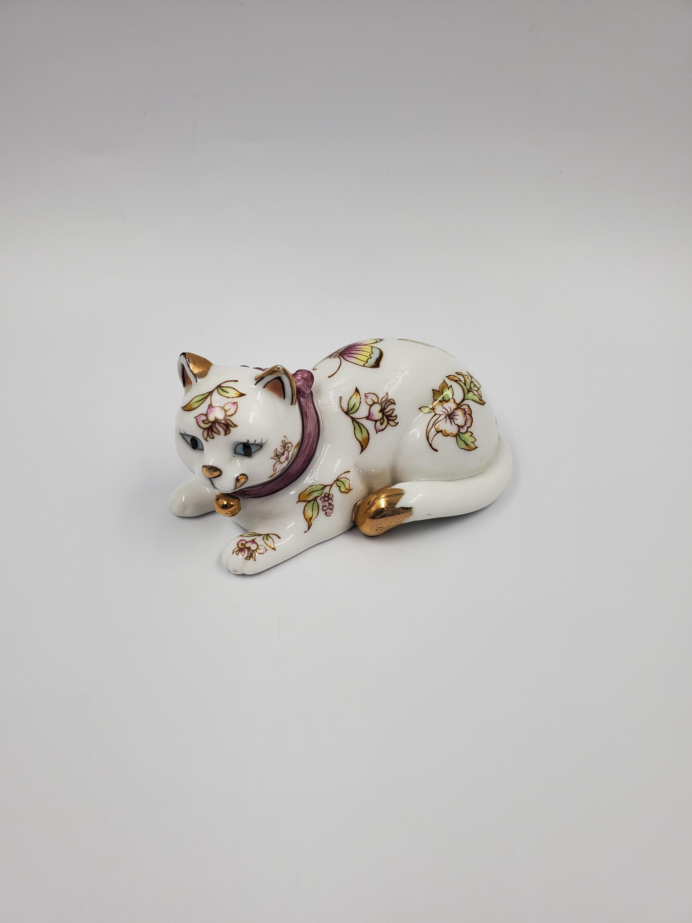The Franklin Mint Satsuma Curio Cabinet Cat Collection Figurine - Etsy