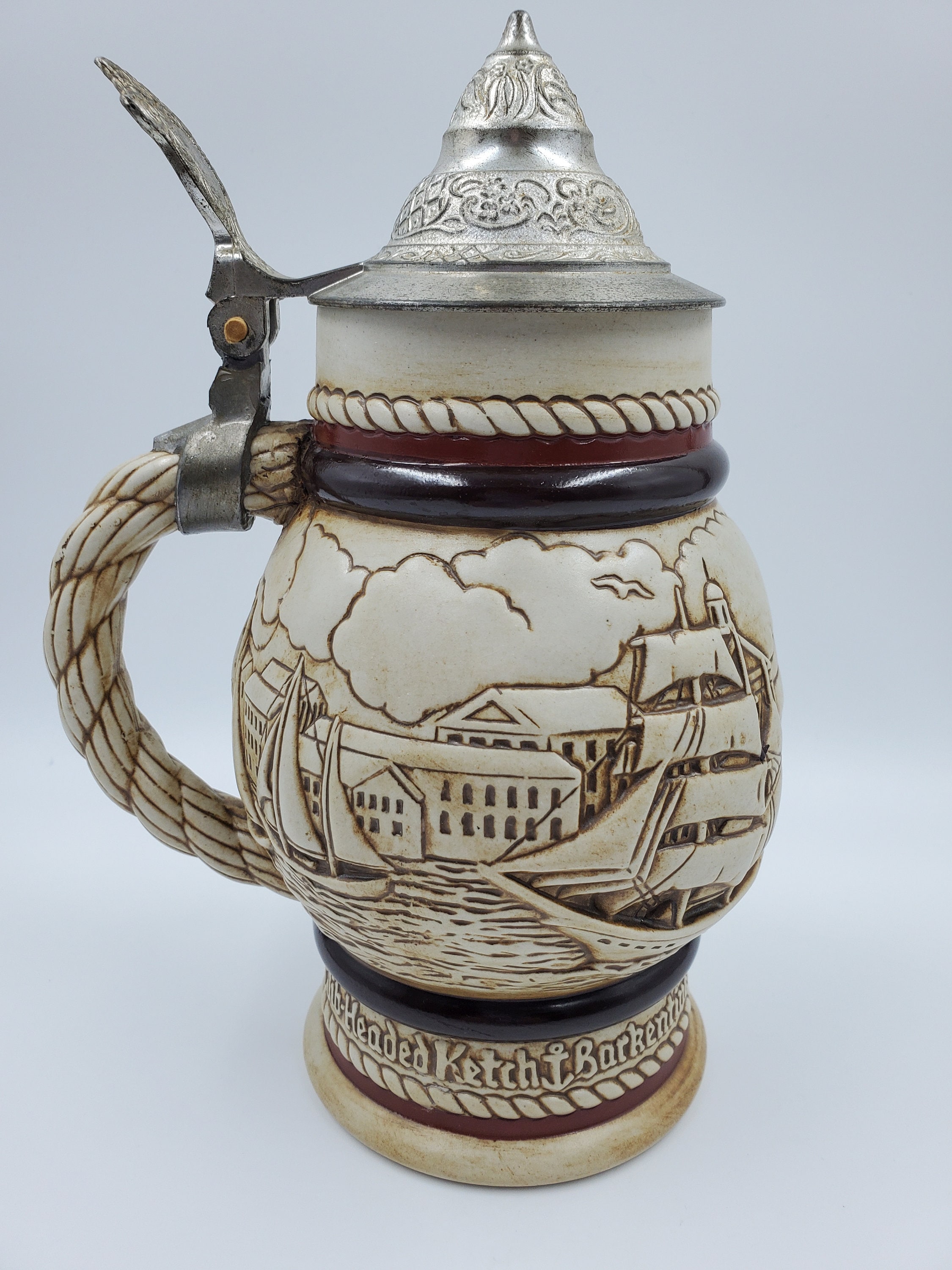 Vintage Avon Ceramarte 1978 Collectable Staysail Schooner Beer