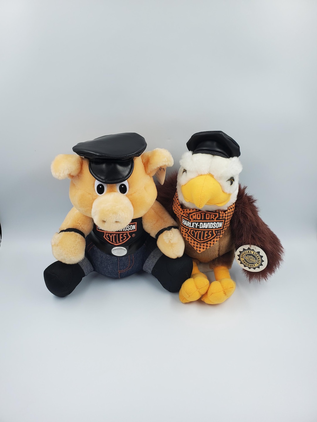 Harley-Davidson 豚 ぬいぐるみ 5体セット Harley Davidson Pair of Plush Pig and Eagle Character Mascots Set