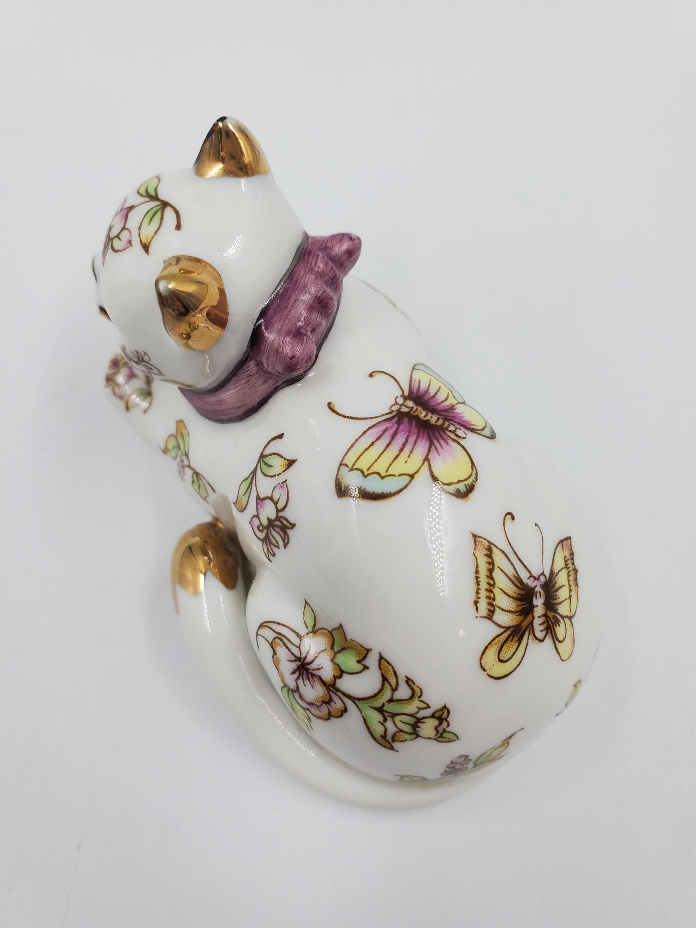The Franklin Mint Satsuma Curio Cabinet Cat Collection Figurine - Etsy
