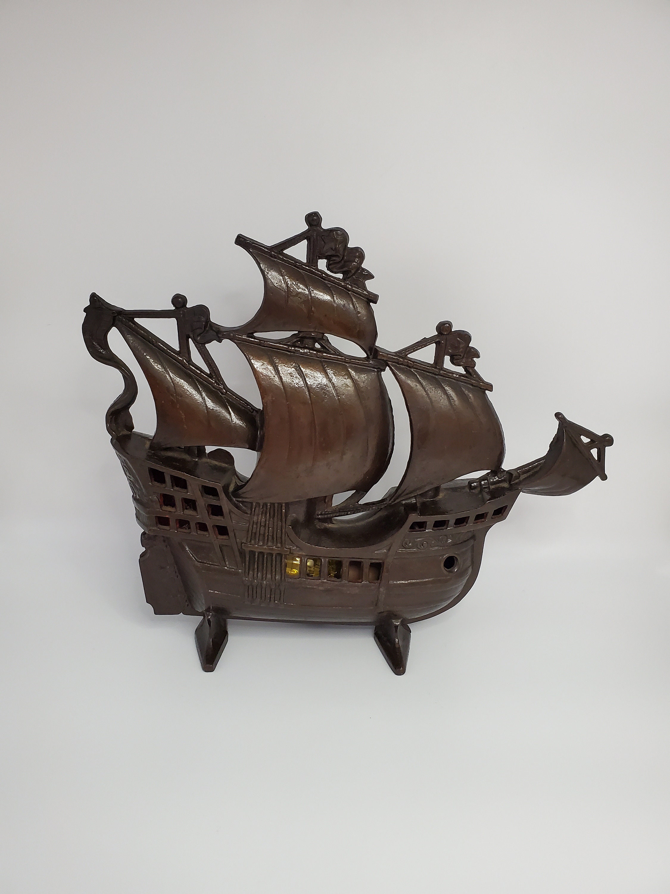 鋳鉄製 1930年代 ガレオン船 工業デザイン テーブルランプ - Etsy 日本